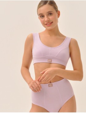 Поддерживающий топ MY DT202 черничный йогурт, Цвет: сиреневый, Размеры: S, изображение 3