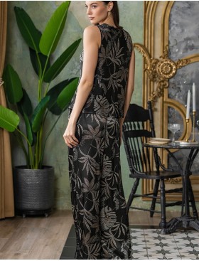 Шелковый костюм тройка Mia-Amore ALYSSON 4036, Цвет: черный, Размеры: S, изображение 3