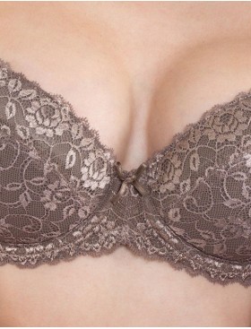 Бюстгальтер балконет пуш-ап Sermija 148-12-L капучино, Цвет: капучино, Размеры: 70D, изображение 3