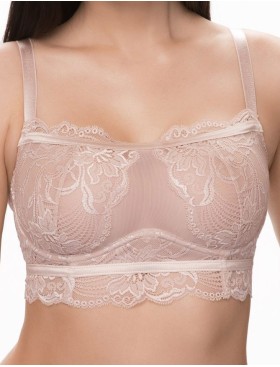 Бюстгальтер бралетт на косточках VOVA LAURA V32519 серебристый пион, Цвет: серебристый пион, Размеры: 70D