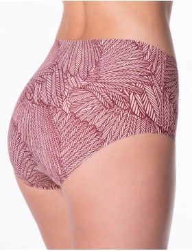 Высокие трусы слипы Julimex WINGS MAXI, Цвет: пыльная роза, Размеры: M, изображение 2