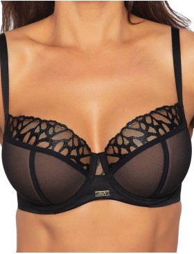 Бюстгальтер полумягкий Ava MONARCH 2056 PU Black, Цвет: черный, Размеры: 70I