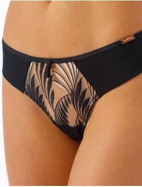 Трусики бразилиана Coquette Revue SAUVAGE 63128-18, Цвет: черный, Размеры: XS