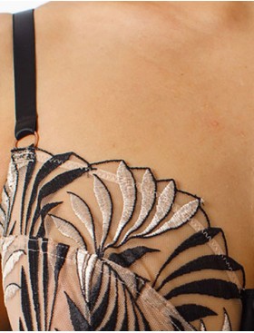 Бюстгальтер с мягкой чашкой Coquette Revue SAUVAGE 81128-18, Цвет: телесный с черным, Размеры: 90B, изображение 5