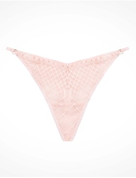 Кружевные трусики стринги Esotiq INNOCENT 40903 светло-бежевый, Цвет: светло-бежевый, Размеры: L, изображение 5