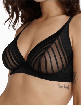 Мягкий бюстгальтер треугольник Esotiq IGA 41190 черный, Цвет: черный, Размеры: 75C, изображение 3