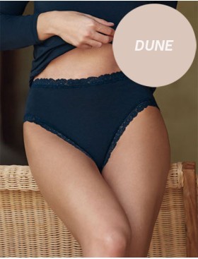 Набор трусов (2шт) Janira PACK-2 FRESH COTTON LACE 1030808 MID SLIP dune, Цвет: dune (песочный), Размеры: 2XL