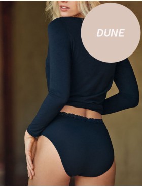 Набор трусов (2шт) Janira PACK-2 FRESH COTTON LACE 1030808 MID SLIP dune, Цвет: dune (песочный), Размеры: 2XL, изображение 2