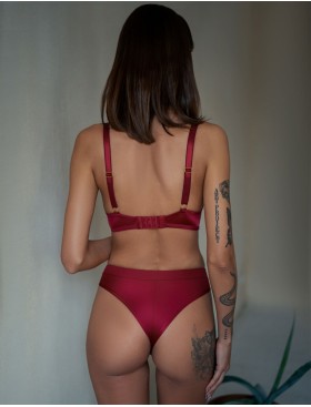 Трусики бразилиана Kris Line RUBIN stringshorts, Цвет: гранат, Размеры: 2XL, изображение 4