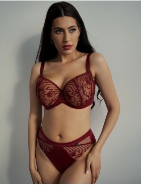 Трусы слипы Kris Line RUBIN figi, Цвет: гранат, Размеры: M, изображение 3