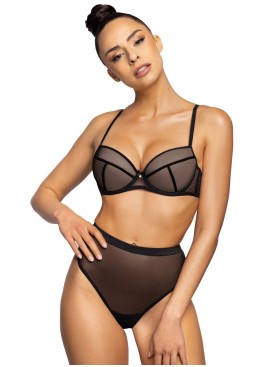 Завышенные стринги MAT AGGIE Czarny S-0193-4-1, Цвет: черный, Размеры: XL, изображение 3