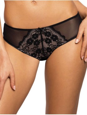 Трусики слипы MAT NIKI Czarno-Bezowy F-3756-5, Цвет: черный, Размеры: S