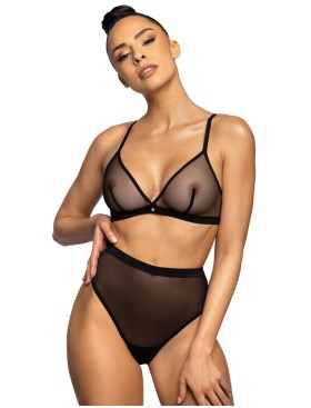 Завышенные стринги MAT AGGIE Czarny S-0193-4-1, Цвет: черный, Размеры: XL, изображение 7