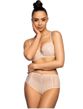 Бюстгальтер балконет пуш-ап MAT LETIKA Bezowy M-3705-11, Цвет: бежевый, Размеры: 70F, изображение 5