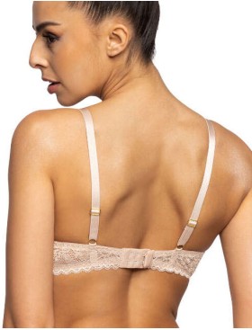 Бюстгальтер балконет пуш-ап MAT LETIKA Bezowy M-3705-11, Цвет: бежевый, Размеры: 70F, изображение 2