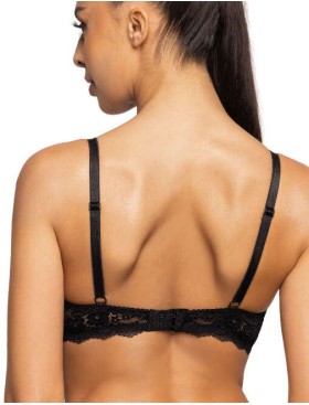 Бюстгальтер бралетт пуш-ап MAT NIKI Czarno-Bezowy M-3756-11, Цвет: черный, Размеры: 80C, изображение 2