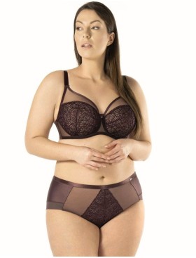 Бюстгальтер с мягкой чашкой Nipplex DAISY M, Цвет: баклажан, Размеры: 70I, изображение 3