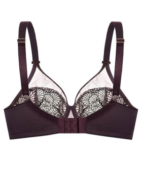 Бюстгальтер с мягкой чашкой Nipplex DAISY M, Цвет: баклажан, Размеры: 70I, изображение 6