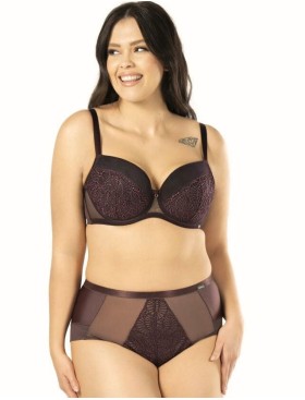 Бюстгальтер с плотной чашкой Nipplex DAISY U, Цвет: баклажан, Размеры: 75H, изображение 3