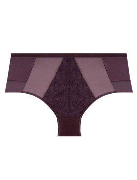 Трусы слипы высокие Nipplex DAISY CLASSIC, Цвет: баклажан, Размеры: S, изображение 3