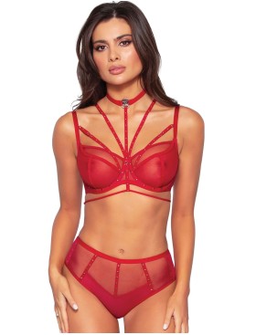 Трусы слипы Novika POIS POIS ROUGE figi, Цвет: красный, Размеры: S, изображение 2