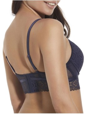 Формованный бюстгальтер пуш-ап Selene AMAYA темно-синий, Цвет: темно-синий, Размеры: 80B, изображение 2