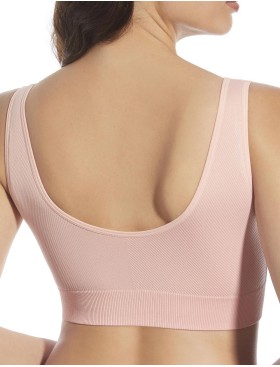 Бесшовный бюстгальтер топ Selene LETIANA светло-розовый, Цвет: светло-розовый, Размеры: S, изображение 2