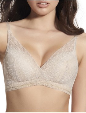 Бюстгальтер бралетт без каркасов Selene REGINA серо-бежевый, Цвет: серо-бежевый, Размеры: 80B