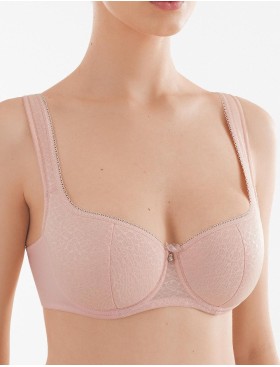 Бюстгальтер балконет Senselle TROPICAL SUNSET 1040101 лососевый, Цвет: лососевый, Размеры: 75F