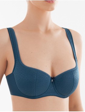Бюстгальтер балконет Senselle TROPICAL SUNSET 1040101 синий топаз, Цвет: синий топаз, Размеры: 75C