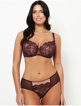 Трусы бразилиана Subtille DOLORES brazilian, Цвет: бордовый, Размеры: S, изображение 3