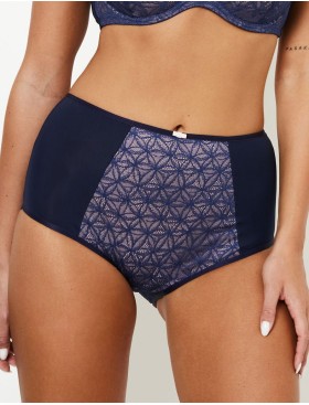 Высокие трусы слипы Subtille RIMINI high-waist, Цвет: синий, Размеры: M