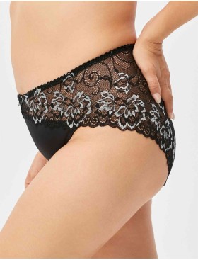 Трусы слипы Elli 402 черно-серебро, Цвет: черно-серебро, Размеры: XL, изображение 3