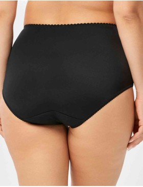 Высокие трусы слипы Elli 621 черно-серебро, Цвет: черно-серебро, Размеры: L, изображение 2