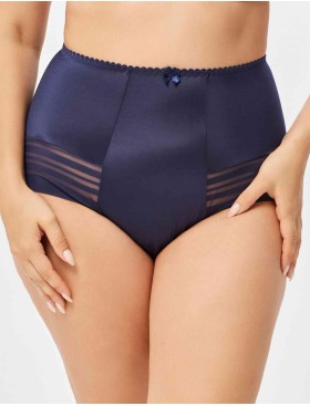 Трусы женские высокие Elli 711 темно-синий, Цвет: темно-синий, Размеры: L