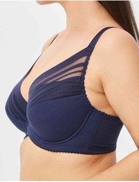 Бюстгальтер полумягкий Elli 3035 темно-синий, Цвет: темно-синий, Размеры: 75H, изображение 4