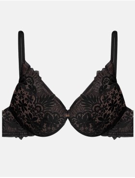 Кружевной бралетт с пуш-ап Esotiq ILUSION 41029 черный+графит, Цвет: черный+графит, Размеры: 80C, изображение 7