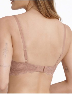 Кружевной бюстгальтер пуш-ап Esotiq SONG 41108 миндаль, Цвет: миндаль, Размеры: 70D, изображение 2