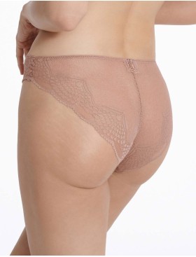 Кружевные трусики бразилиана Esotiq SONG 41110 миндаль, Цвет: миндаль, Размеры: S, изображение 2