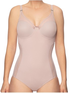 Боди с мягкими чашками Felina DIVINE VISION 252222 серо-коричневый, Цвет: серо-коричневый, Размеры: 75D