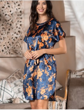 Шелковая туника Mia-Amore QIARA 3821, Цвет: синий, Размеры: L/XL, изображение 3