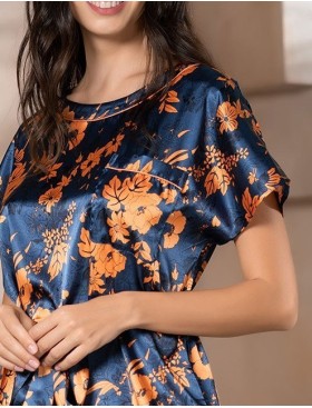 Шелковая туника Mia-Amore QIARA 3821, Цвет: синий, Размеры: L/XL, изображение 4