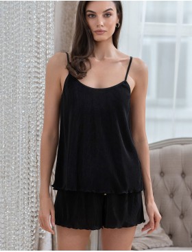 Комплект из плиссированного трикотажа Mia-Amore ROXY 7372 черный, Цвет: черный, Размеры: 2XL, изображение 3