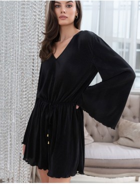 Комбидресс плиссированный Mia-Amore ROXY 7375 черный, Цвет: черный, Размеры: M