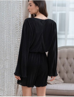 Комбидресс плиссированный Mia-Amore ROXY 7375 черный, Цвет: черный, Размеры: M, изображение 2