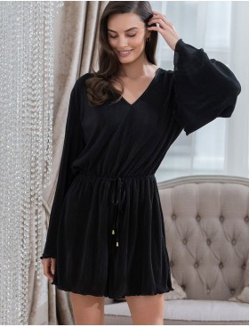 Комбидресс плиссированный Mia-Amore ROXY 7375 черный, Цвет: черный, Размеры: M, изображение 3