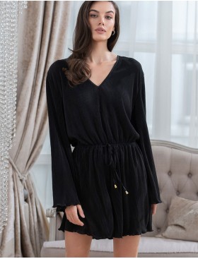 Комбидресс плиссированный Mia-Amore ROXY 7375 черный, Цвет: черный, Размеры: M, изображение 4