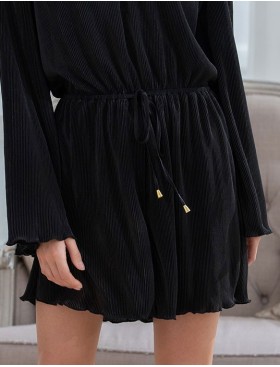 Комбидресс плиссированный Mia-Amore ROXY 7375 черный, Цвет: черный, Размеры: M, изображение 5