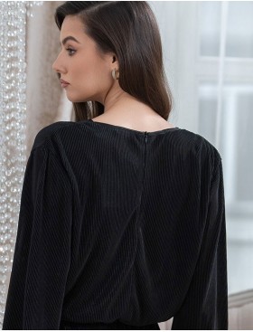 Комбидресс плиссированный Mia-Amore ROXY 7375 черный, Цвет: черный, Размеры: M, изображение 6