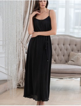 Длинное платье-сорочка Mia-Amore ROXY 7378 черный, Цвет: черный, Размеры: XL